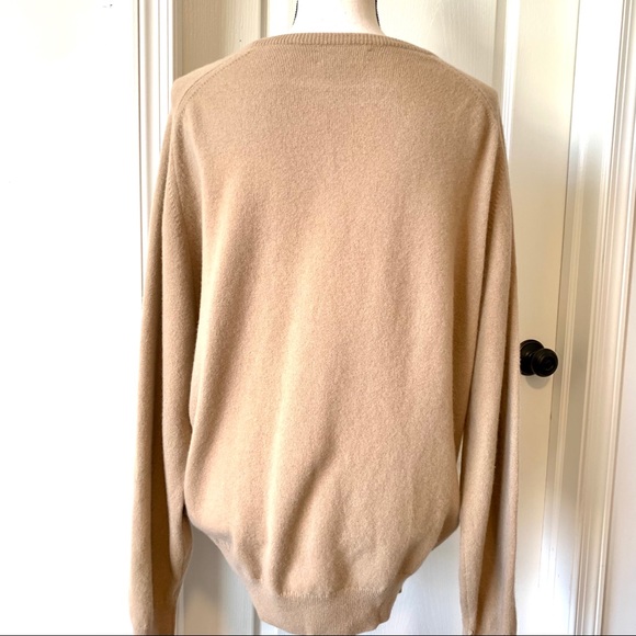 LANDS’ END Men’s Lambswool Crew Neck Sweater—SZ. L - Picture 4 of 12